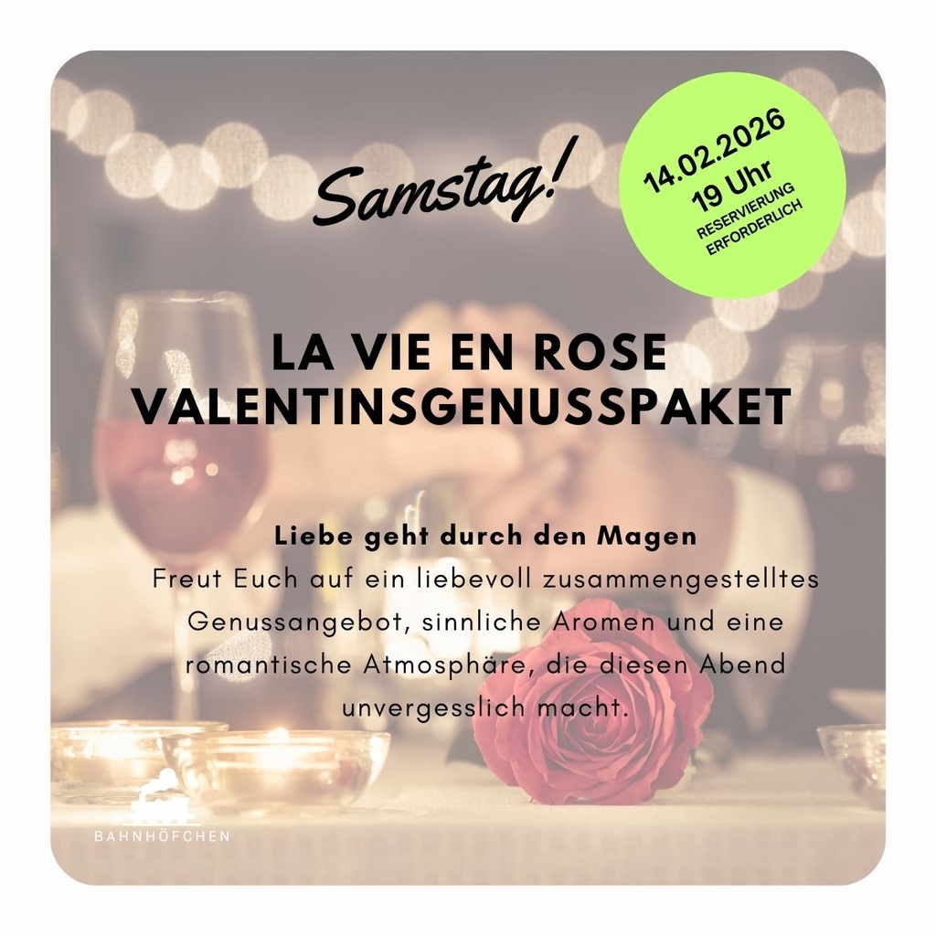 2026-01-31, 19 Uhr: Winter Rotweinabend & Bahnhöfchen Ofenkäse