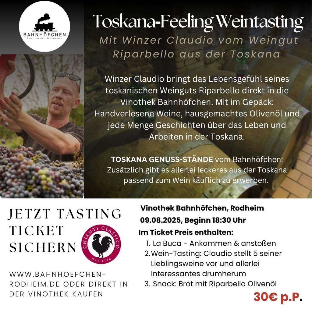 [P0001045] Ticket: Toskana‑Feeling Weintasting