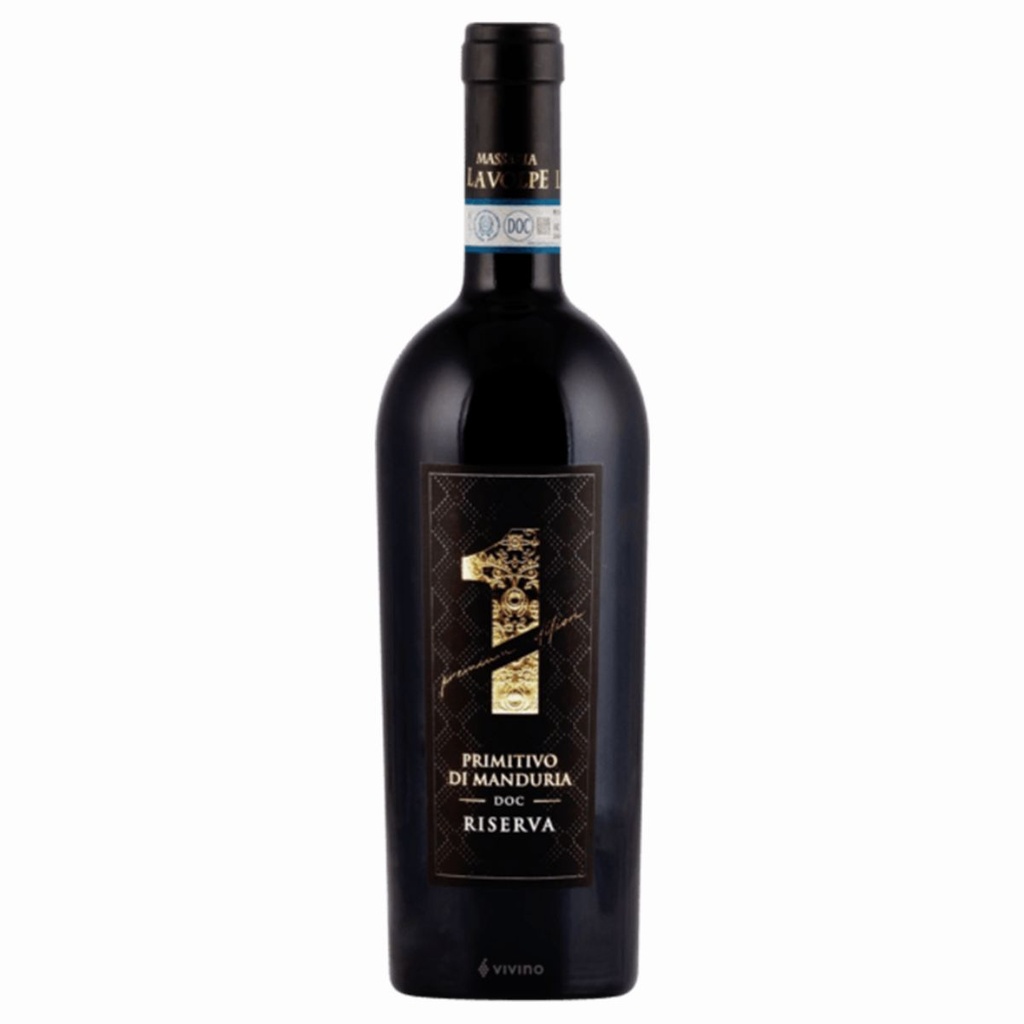 [P0001187] Masseria La Volpe - Primitivo Di Manduria 1 DOC Riserva Premium Edition